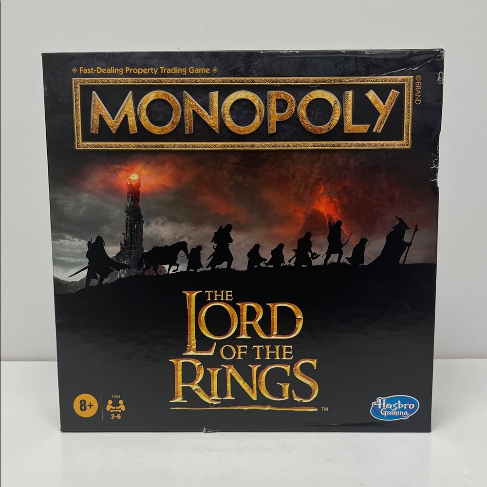 Hasbro Monopoly The Lord of the Rings Edition - Black and Gold